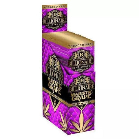 Billionaire Hemp Wrap 2pk Majestic Grape