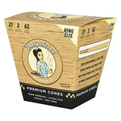 Blazy Susan Cones 50pk Unbleached / 1 1/4
