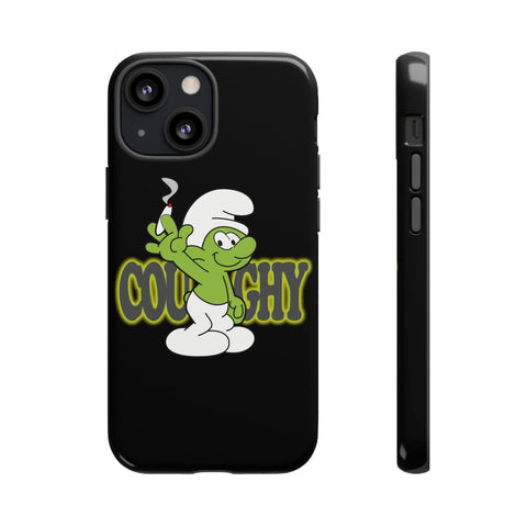 Coughy Character Phone Case iPhone 13 Mini / Glossy