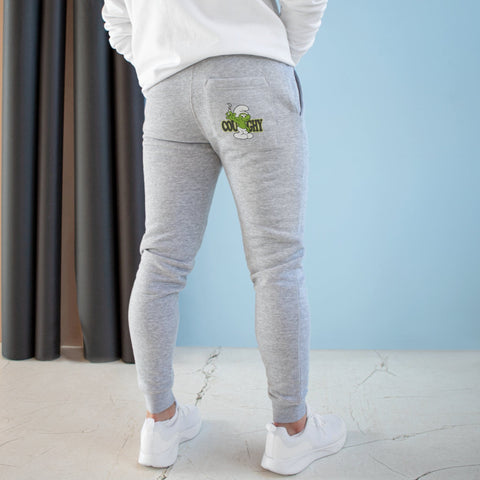 Coughy Character Unisex Fleece Joggers Heather Grey / M