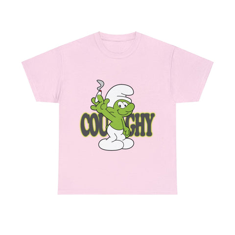 Coughy Character Unisex Tshirt Light Pink / S