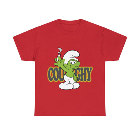 Coughy Character Unisex Tshirt Red / S