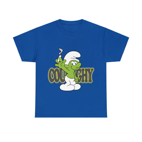 Coughy Character Unisex Tshirt Royal / S