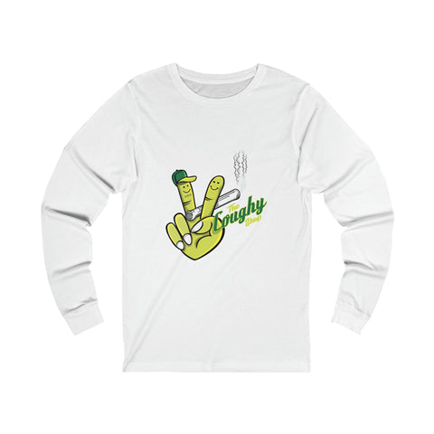 Deuces Unisex Long Sleeve Shirt S / White