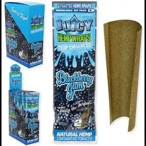 Juicy Hemp Wraps Blackberry Jam