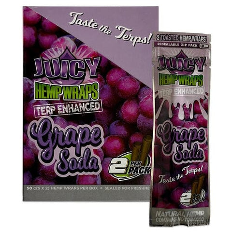 Juicy Hemp Wraps Grape Soda