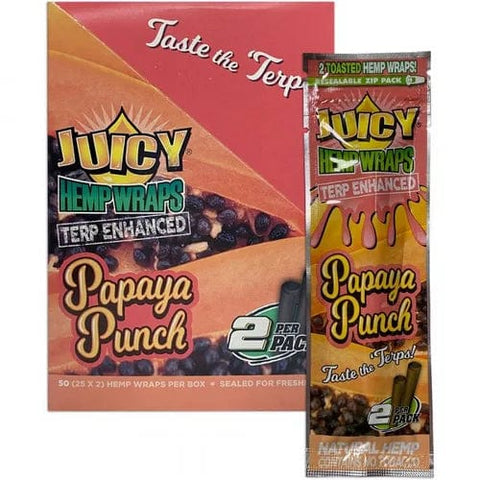 Juicy Hemp Wraps Papaya Punch