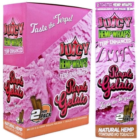 Juicy Hemp Wraps Purple Gelato