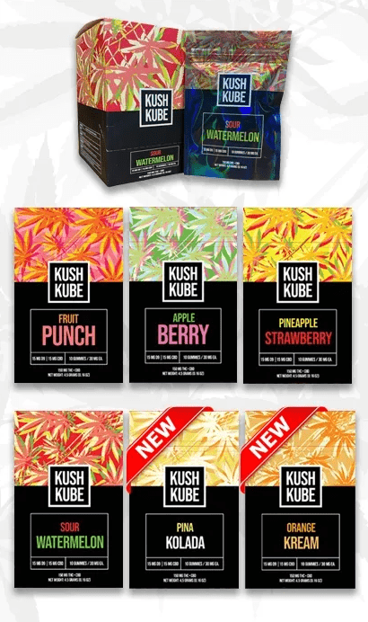 Kush Kube (10 Pack Gummies )