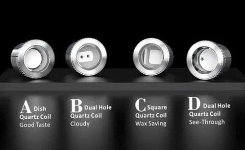 Lookah 710 Quartz Wax Dish Coils