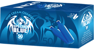 Special Blue Cream Chargers 50pc