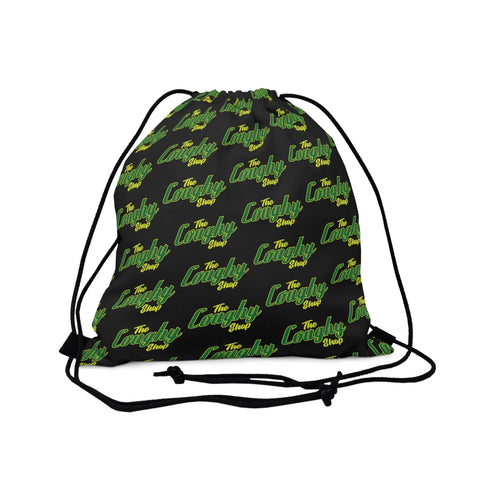 The Coughy Shop Drawstring Bag 14” x 13”