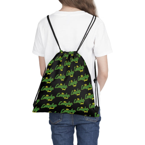 The Coughy Shop Drawstring Bag 14” x 13”