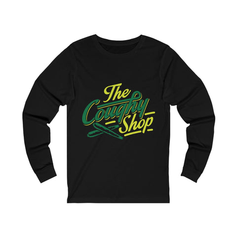 The Coughy Shop J's Logo Unisex Long Sleeve Shirt M / Black
