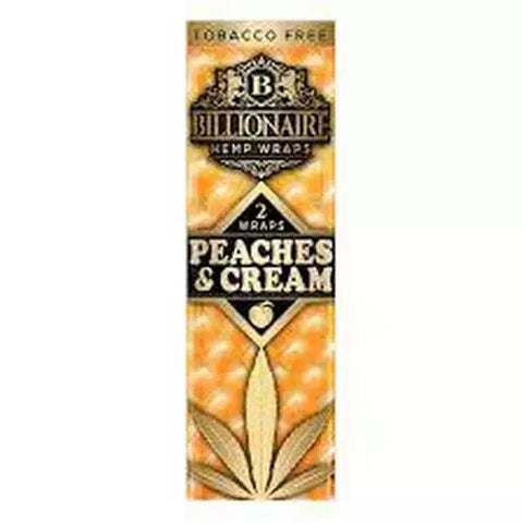 Billionaire Hemp Wrap 2pk Peaches & Cream