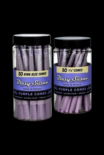 Blazy Susan Cones 50pk Purple / 1 1/4