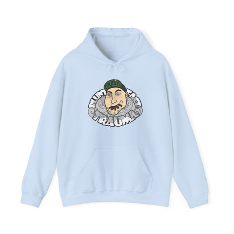 Blunt Face Trauma Unisex Hoody Light Blue / S