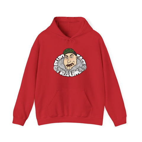 Blunt Face Trauma Unisex Hoody Red / S