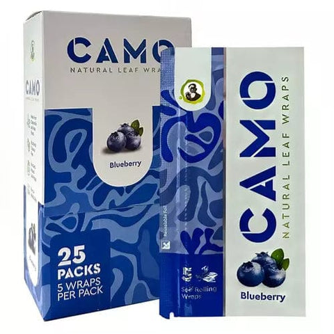 Camo Natural Leaf Wrap Blueberry