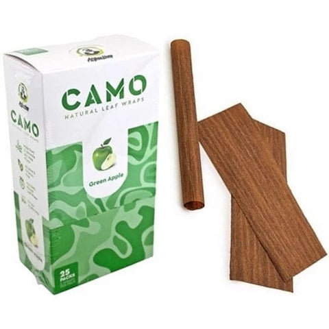Camo Natural Leaf Wrap Green Apple