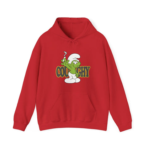 Coughy Character Hoody Red / S