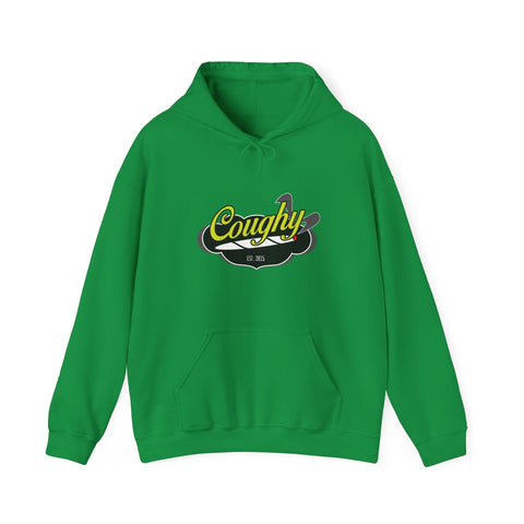 Coughy J Unisex Hoody Irish Green / S