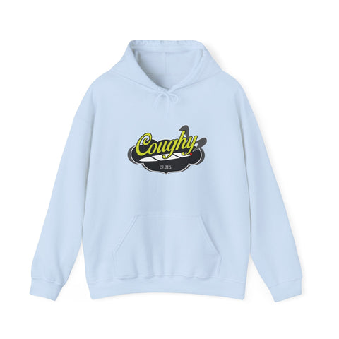 Coughy J Unisex Hoody Light Blue / S