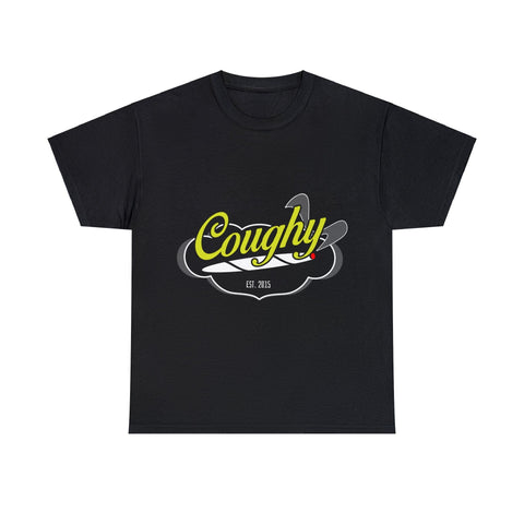 Coughy J Unisex Tshirt Black / S