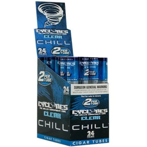 Cyclone Pre Rolled Cones Blue Chill Clear