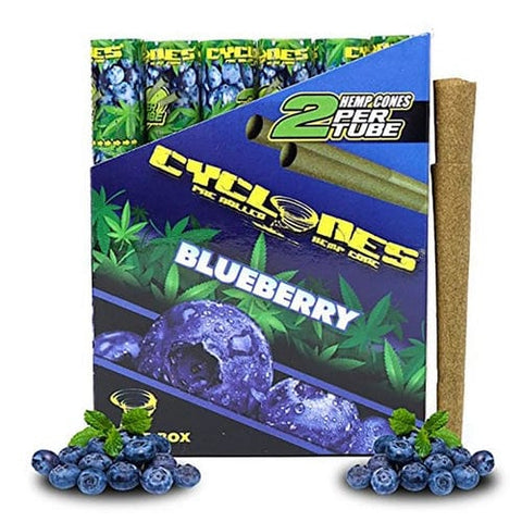 Cyclone Pre Rolled Cones Blueberry wrap