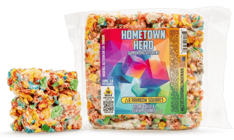Hometown Hero D8 Rainbow Squares 200MG
