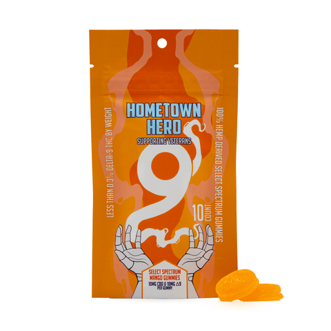 Hometown Hero  Select Spectrum Gummies Mango / Delta 9