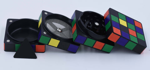 Puzzle cube grinder