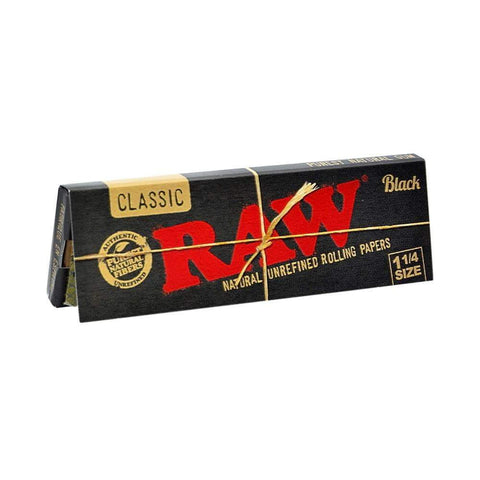 Raw Black Rolling Papers 1 1/4