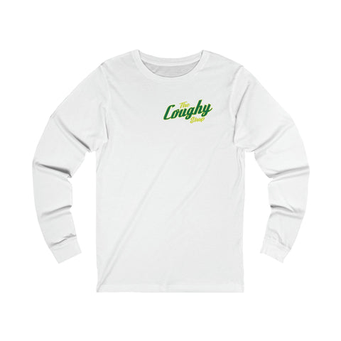 The Coughy Shop Company Unisex Long Sleeve Shirt XS / White